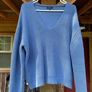 Quince fisherman rib pullover sweater